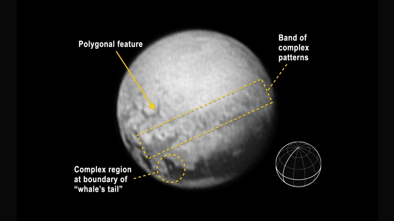 人類首張可分析的冥王星表面地質特徵影像！截至目前為止最清晰的冥王星！